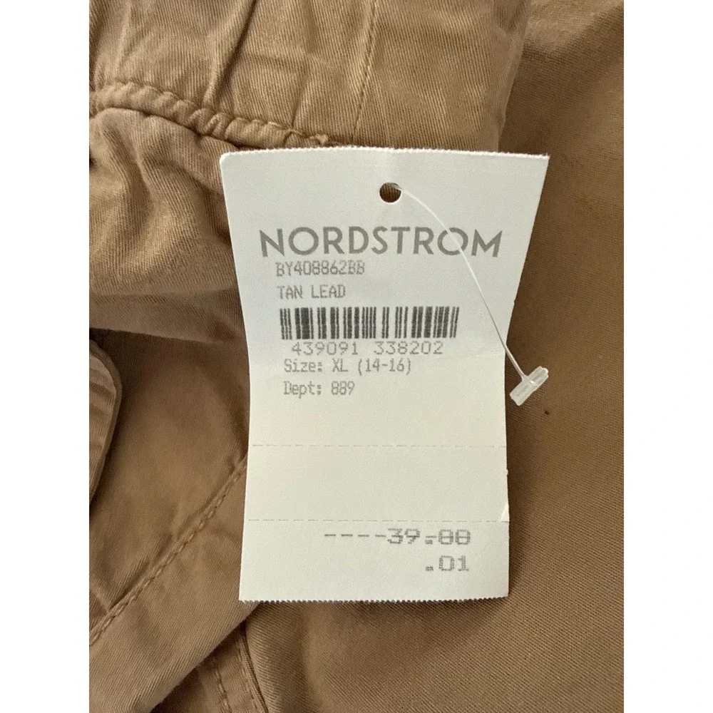 Tucker + Tate Boys Tan Lead Pull On Chino Jogger Pants XL 14/16 NWT BY408862BB